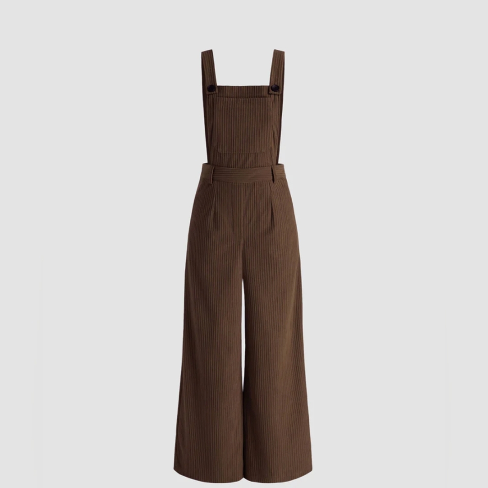 Brown Corduroy Overalls